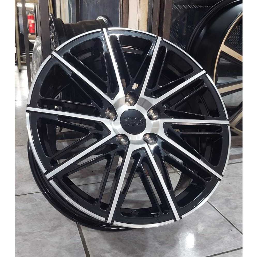 Velg HSR Ring 17 Balige Cocok untuk Mobil Serena Alphard Innova Black Polish