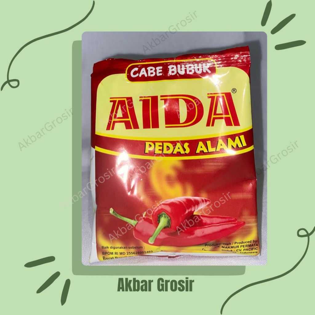

AIDA Cabai Bubuk Serbaguna Pedas Alami 25gr (PROMO)