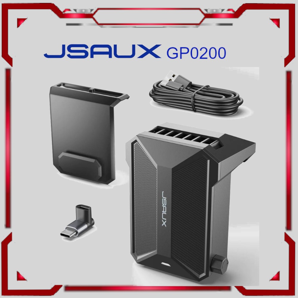 JSAUX GP0200 Cooling Fans Steam Deck External Radiator Fan Cooler Adjustable Speed