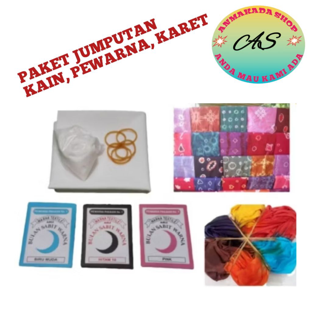 

paket membatik jumputan bahan kerajinan membatik