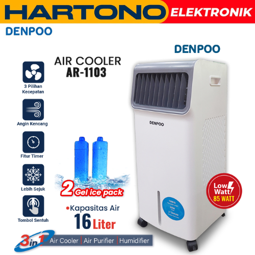DENPOO AIR COOLER PENYEJUK RUANGAN AR 1103 HEMAT LISTRIK