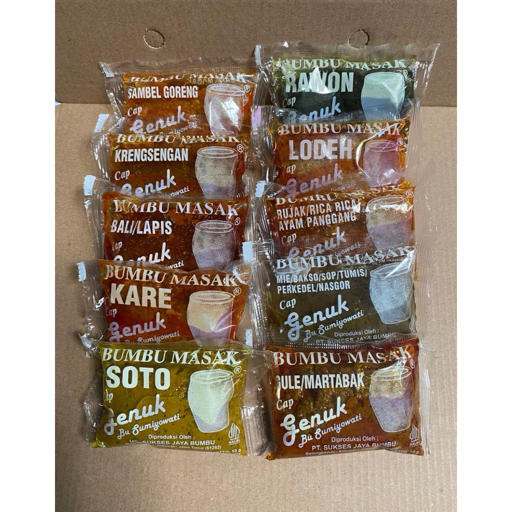 

BUMBU MASAK CAP GENUK BU SUMIYOWATI [LEGEND]