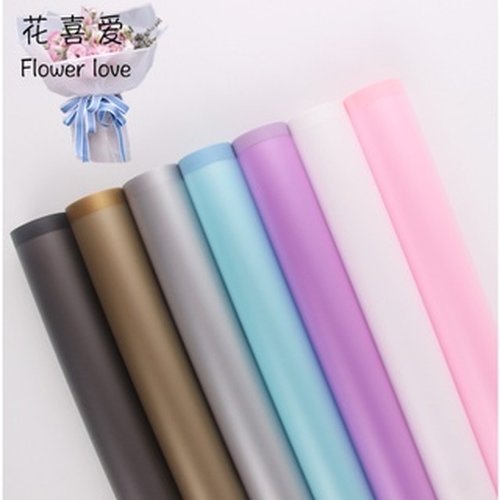 

[20 LEMBAR] Flower Transparan List Frame Kecil / Wrapping Paper / Tebal / Kertas Buket Bunga / Cellophane Florist
