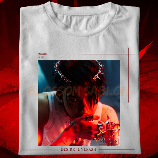 Kaos Heeseung Desire Unleash | Katun Combed 24s Jungwon Heeseung Jay Jake Sunghoon Sunoo Ni-ki Enhyp