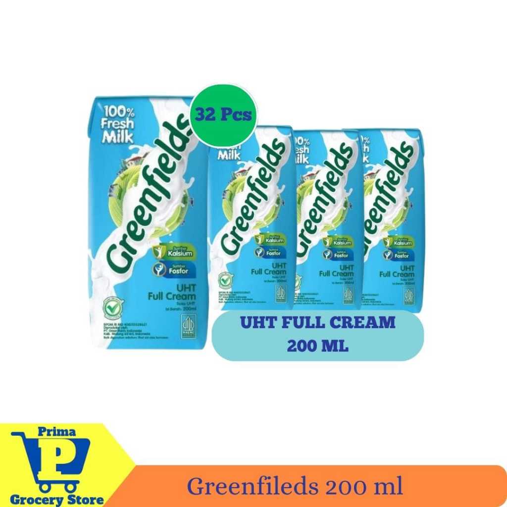 

Greenfields Full Cream 200ml | 32 Pcs
