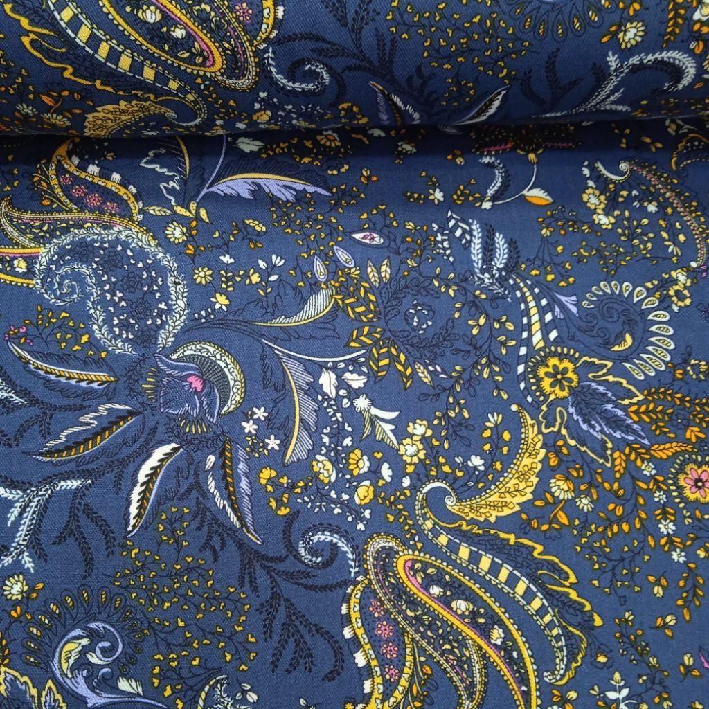 NEW KAIN RAYON TWILL PREMIUM IMPORT MOTIF BUNGA