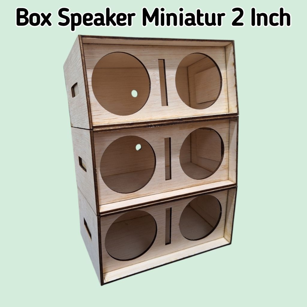 Miniatur Box Line Array 2inch Double CNC – DIY Project Audio