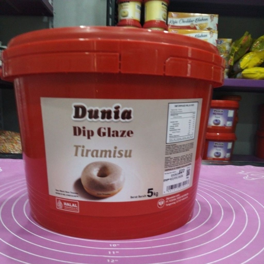 

Dunia dip Glaze tiramisu