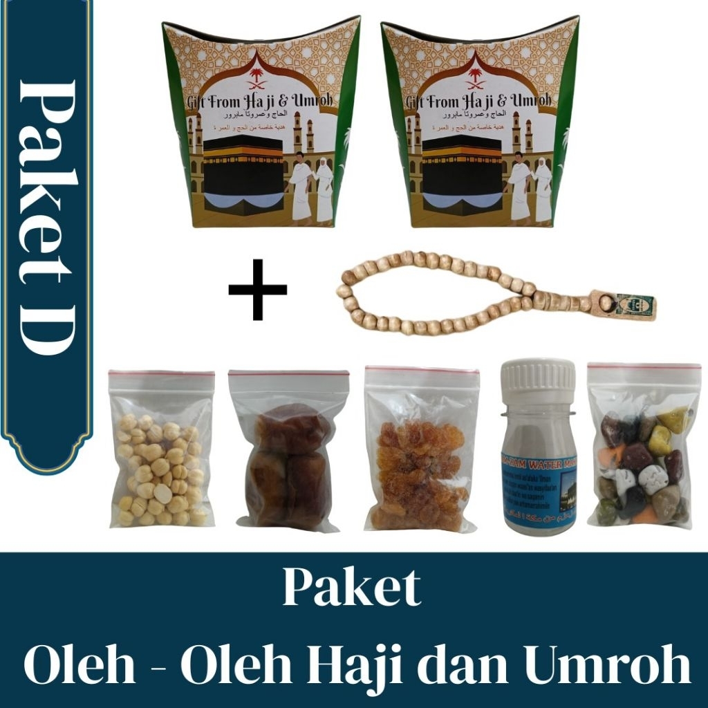 

Paket Oleh Oleh Haji dan Umroh (isi 25pcs) Lengkap Premium