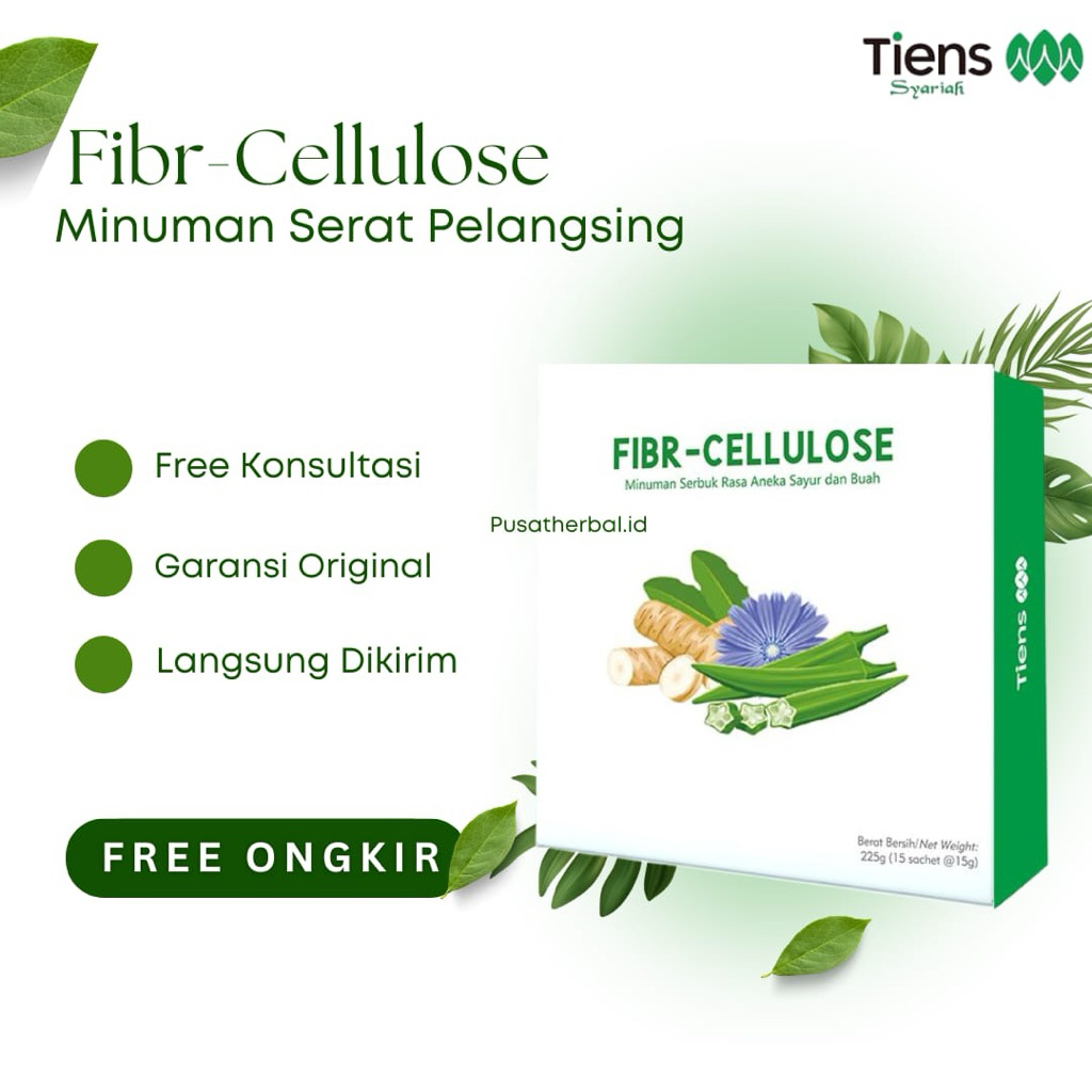 Tiens Fibr-Cellulose Minuman Pelangsing badan Alami Ampuh Melancarkan Pencernaan Menurunkan Berat Ba