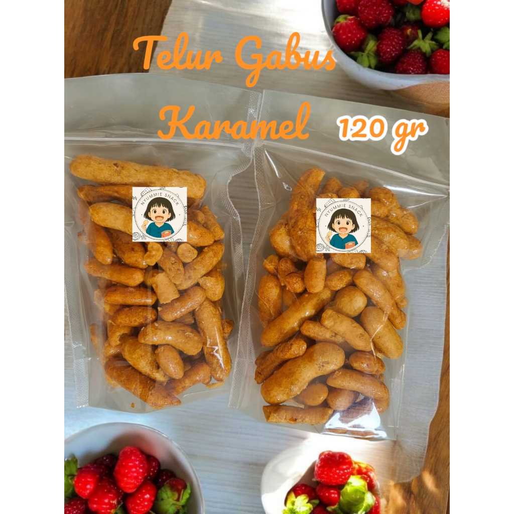 

Nyummie Snack - Telur Gabus Karamel 120gr