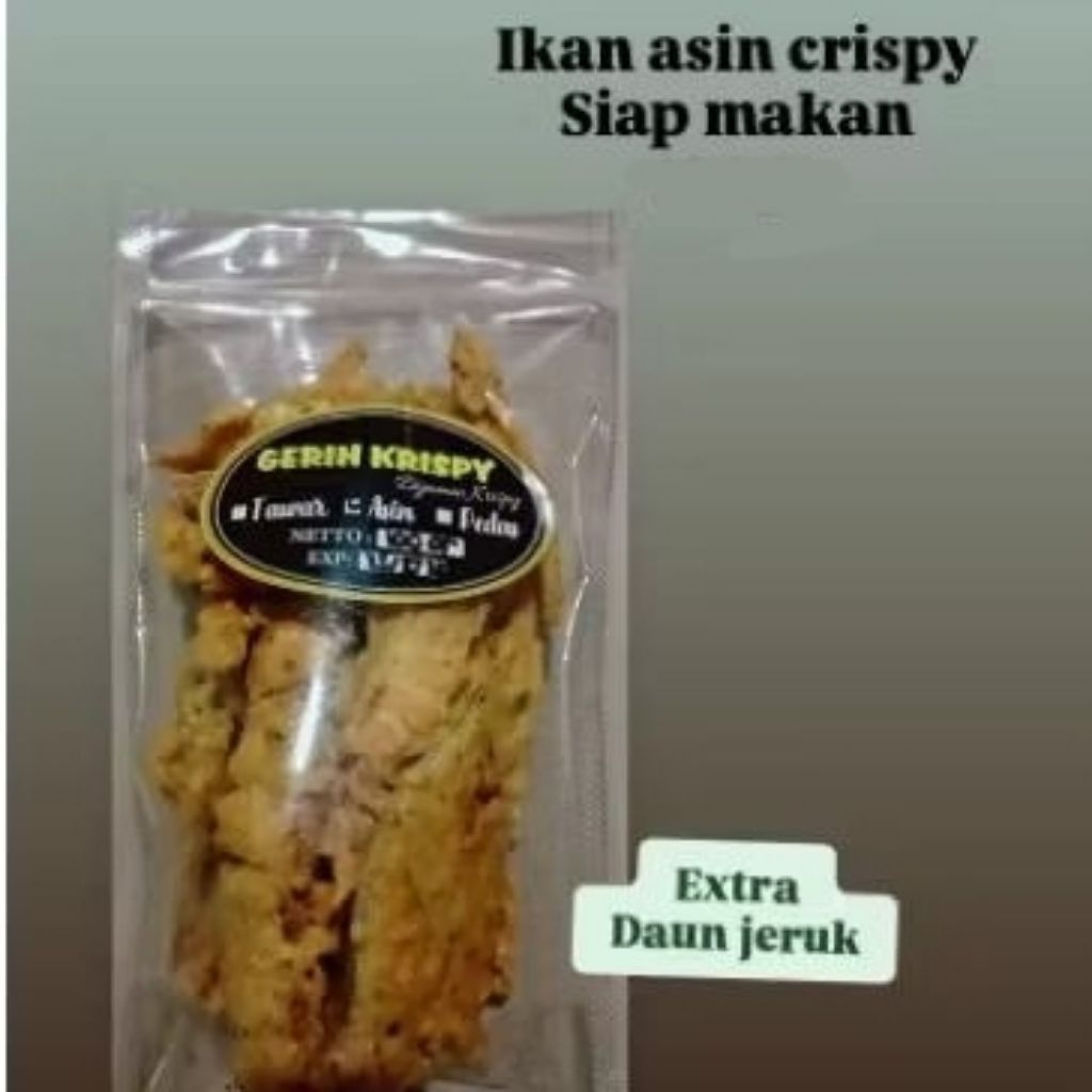 

PROMO!! IKAN ASIN CRISPY GORENG TEPUNG pembelian 10 GRATIS 1