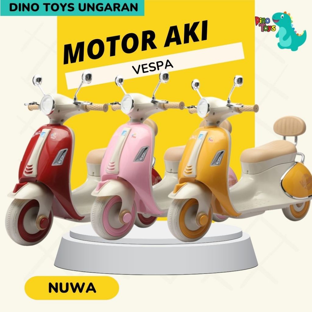 MOTOR AKI ANAK VESPA ANAK VESPA AKI ANAK vespa nw 201 nuwa NW201 DINO TOYS UNGARAN dinotoys