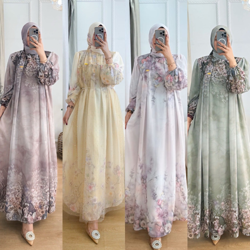 PREMIUM GAMIS SET HIJAB | ZAHIRA