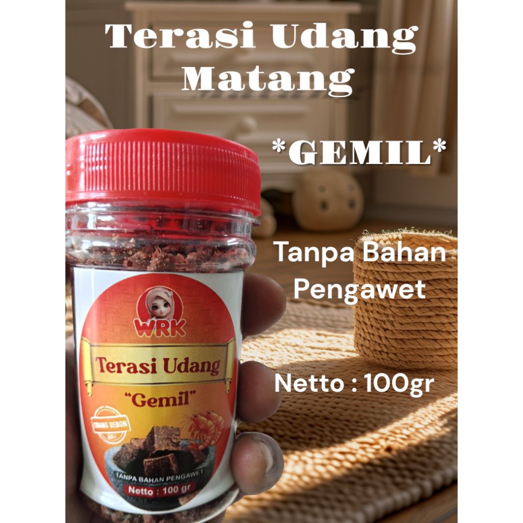 

Terasi Udang Matang * GEMIL* 100gr