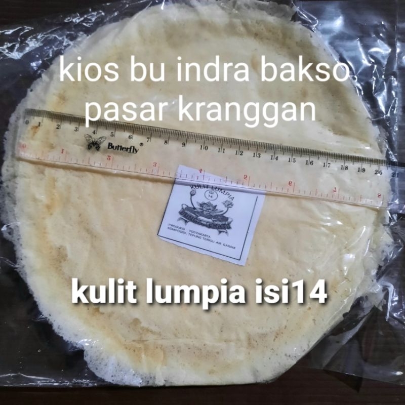 

kulit lumpia bulat isi 14 homemade