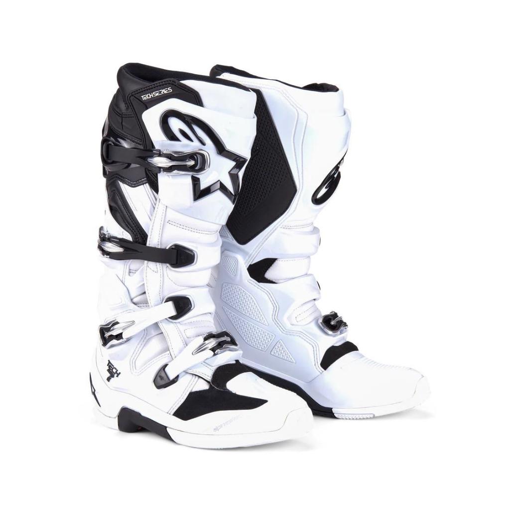 SEPATU BOOTS ALPINESTARS TECH 7 WHITE BLACK BOOTS TECH 7 WHITE BLACK ORIGINAL