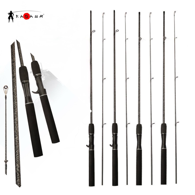 Joran UL Hitam Petir Granit  BC SPINNING RAMAI PANCING 168 180 4-10LBS