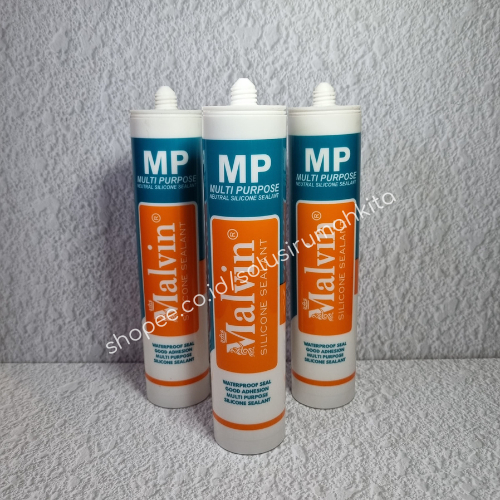 Lem Silicone Botol / Lem Silicone Tembak, Netral & Asam, Bening, Putih, Hitam