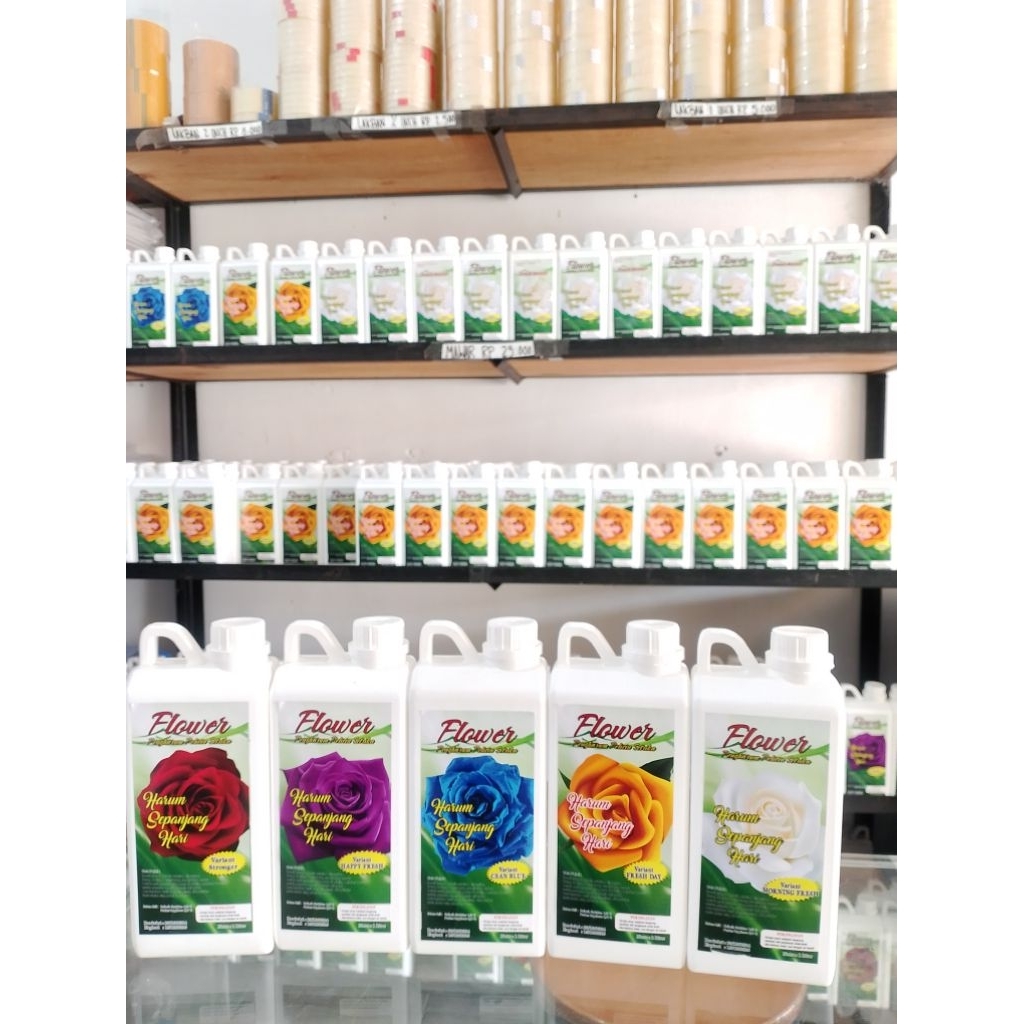 Parfum laundry  mawar flower pelicin dan pewangi  laundry Tahan lama hingga 1 bulan di pakian