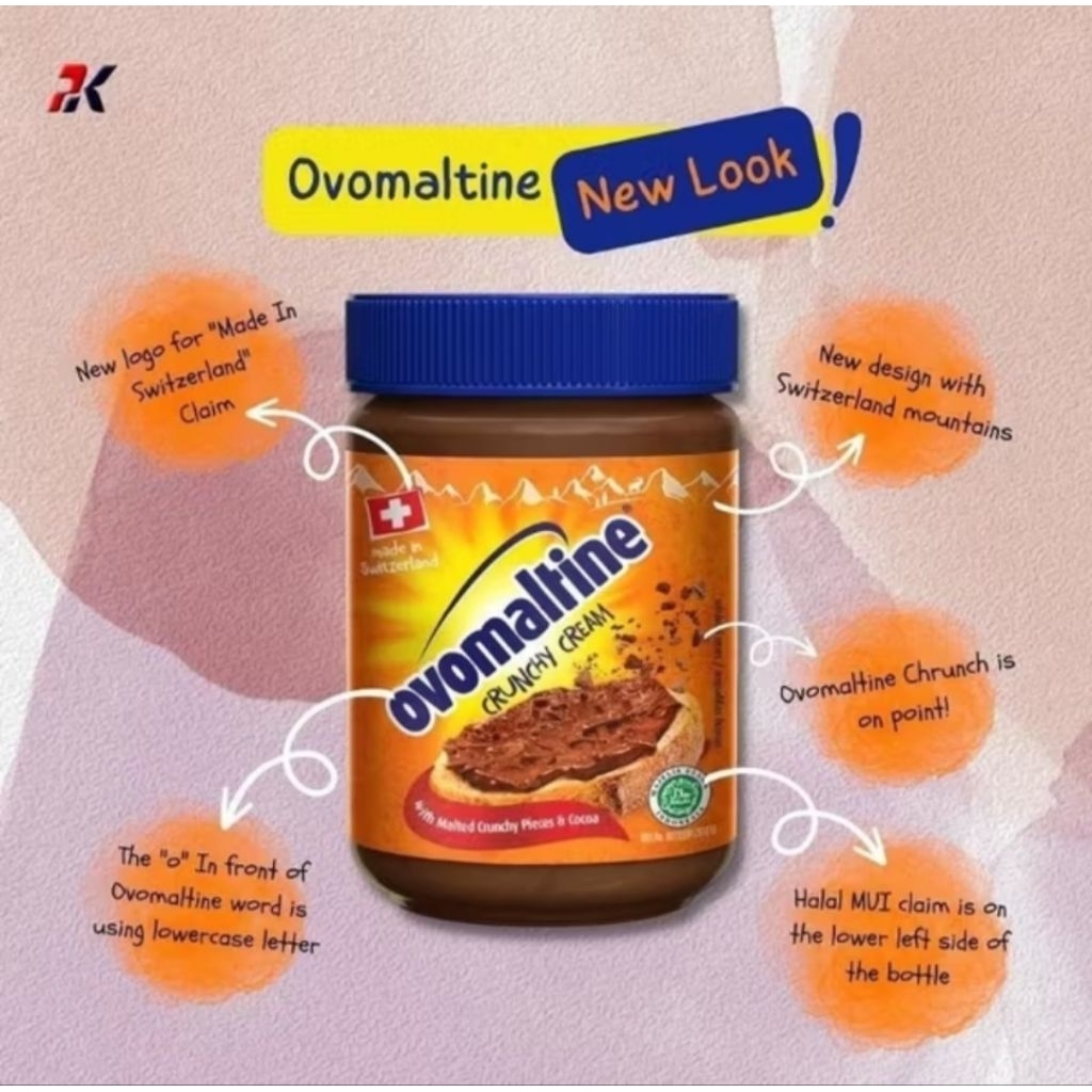 

Ovomaltine Crunchy Cream 230 gram. Expired Februari 2026