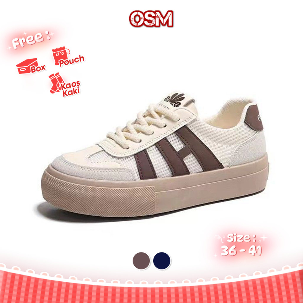 Online Shopping Mall -  6574 Aesthetic Shoes Wanita / Sneakers Wanita Lucu / Fashion Sport Shoes / S