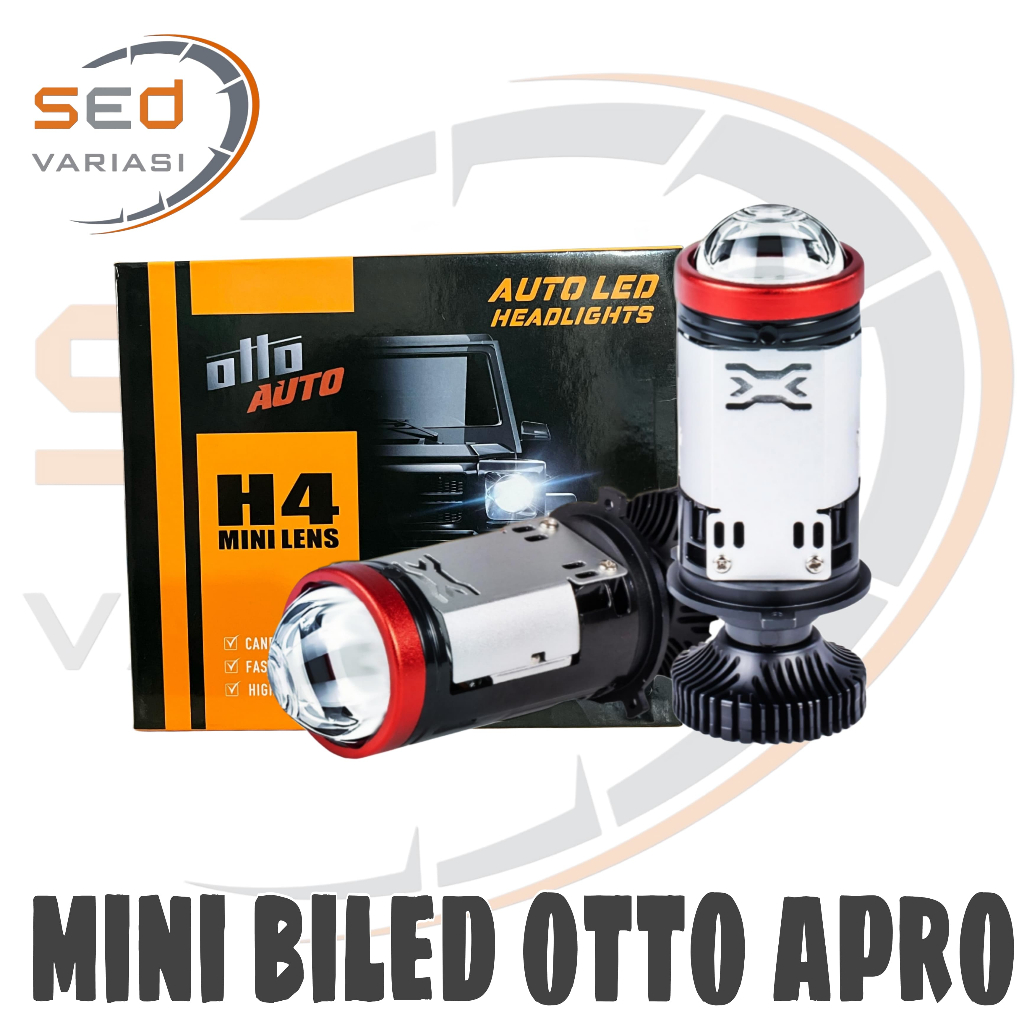 OTTO APRO MINI BILED soket H4 Cut Off Flat PNP