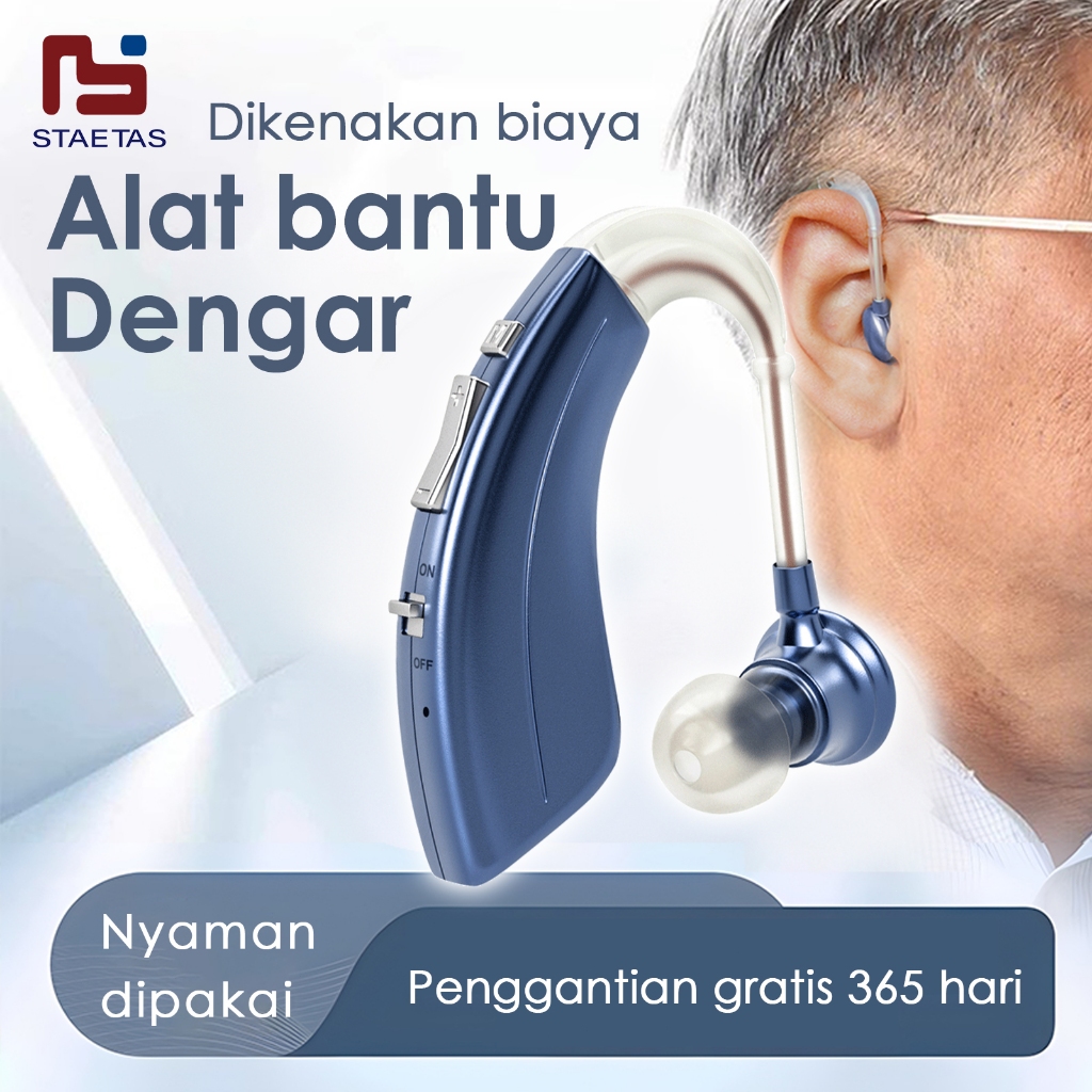 Britzgo/STAETAS Wireless Alat Bantu Dengar Alat Pendengaran Telinga Tuli Orang Tua Original Gaya