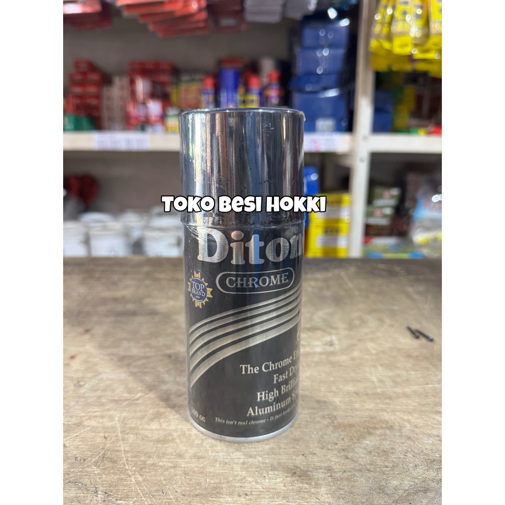 Diton Chrome 300cc / Cat Semprot Diton Chrome 300cc