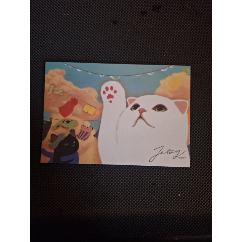 

kartu pos kucing jetoy/jetoy cat postcard