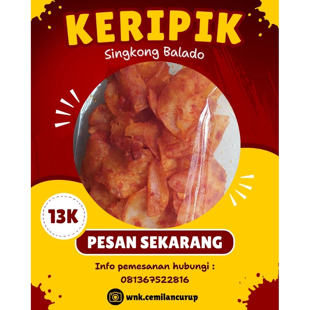

keripik singkong balado