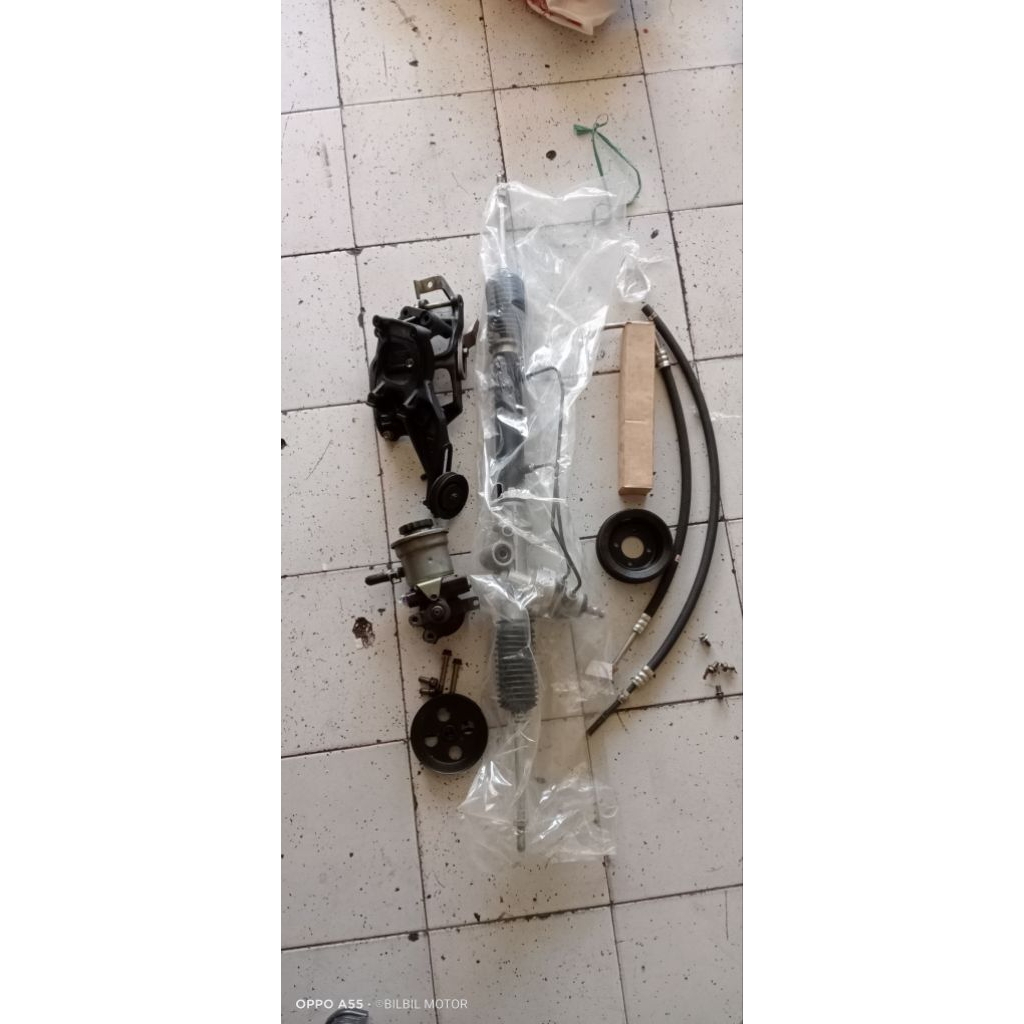 rack steer power steering kijang kapsul 7k set komplit