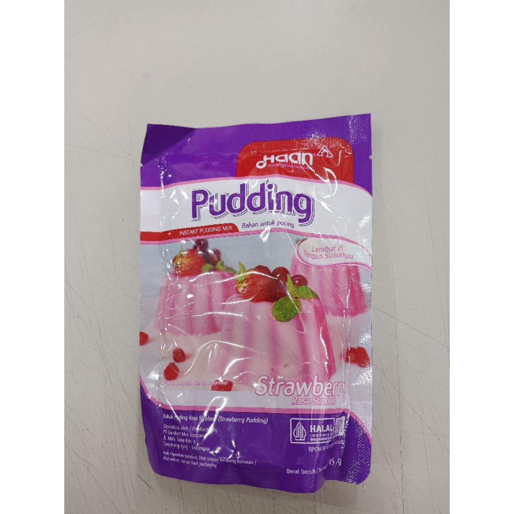 

HAAN PUDDING RASA STRAWBERRY 145GRAM