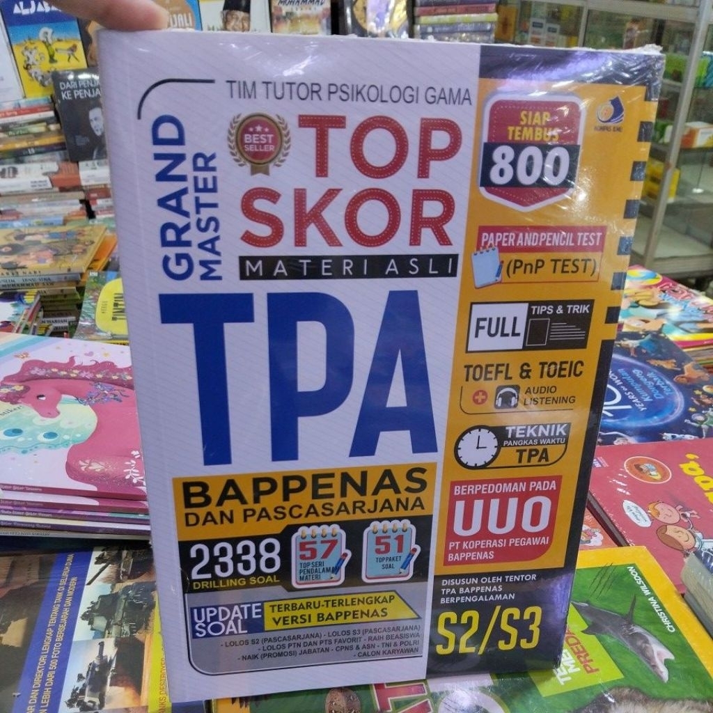 Original. Grand Master. Top Skor TPA. BAPPENAS DAN PASCASARJANA