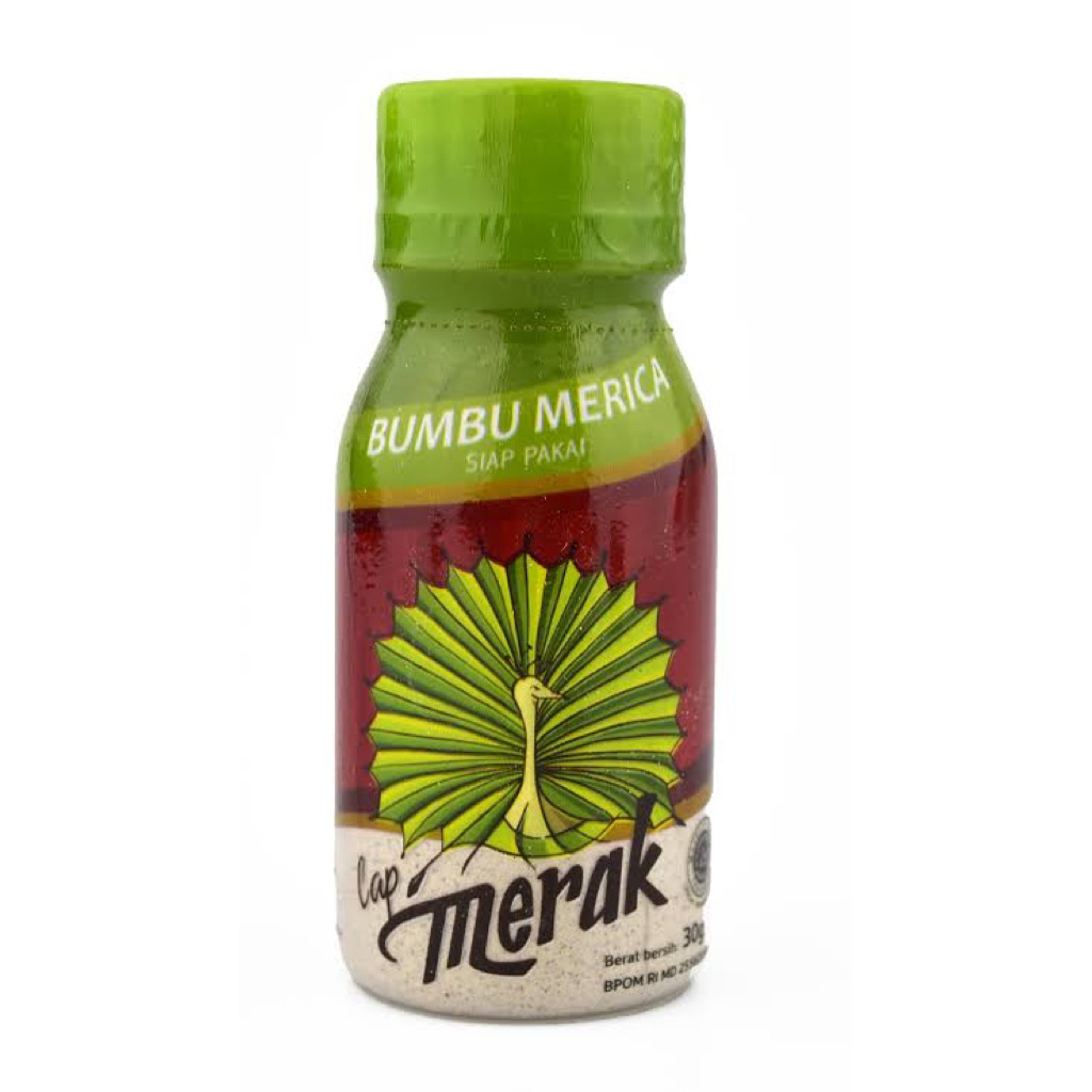 

merica bubuk bumbu cap merak (30g)