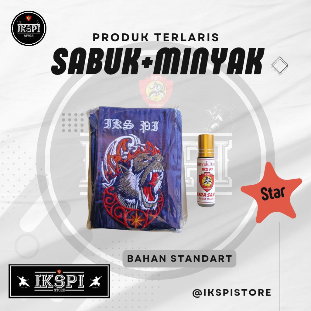 SABUK BIRU + MINYAK ASMAK IKS ORI