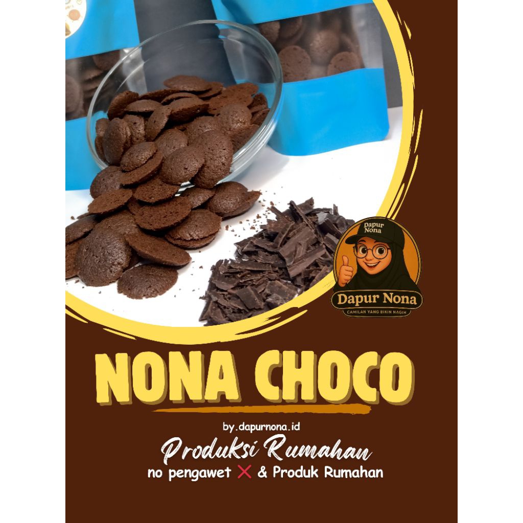 

Brownies Kering Nona Choco Premium halal tanpa pengawet Free Packing Kardus +Bubble Wrap Free Ongki✅