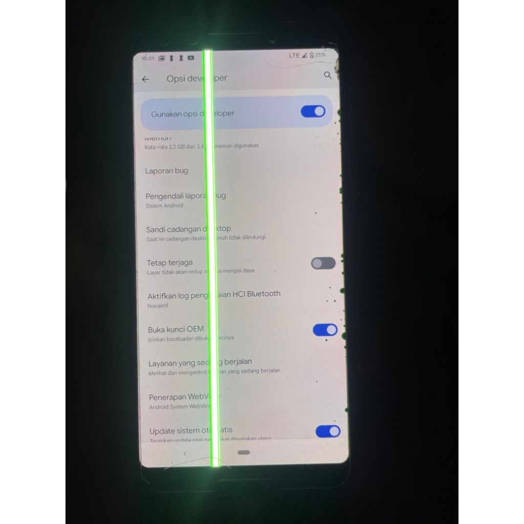 lcd google pixel 3 ori copotan minus