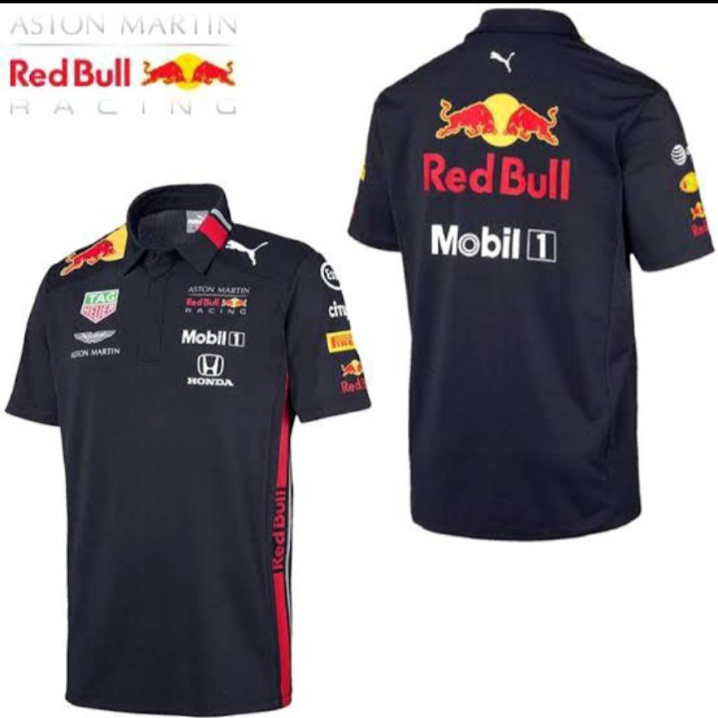 ORIGINAL Polo Shirt Puma Red Bull Racing Team F1 Limited Edition