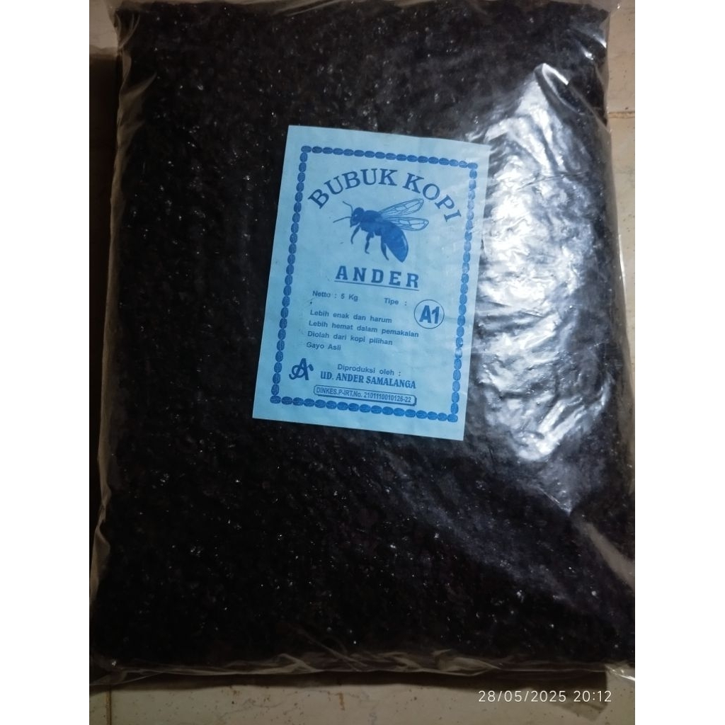

500 gram Kopi Kasar Aceh Merk Ander Tipe A1