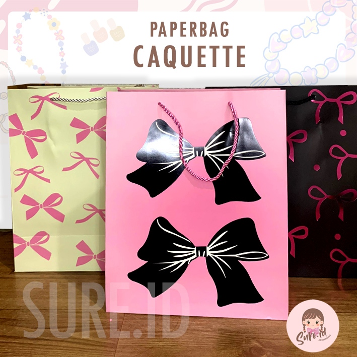 

Paperbag Motif Pita Coquette | Paperbag Tebal Premium Tas Kado