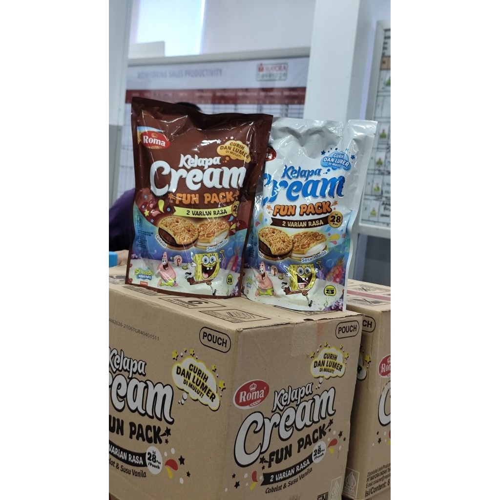 

[isi 28] Roma Kelapa Cream Biskuit