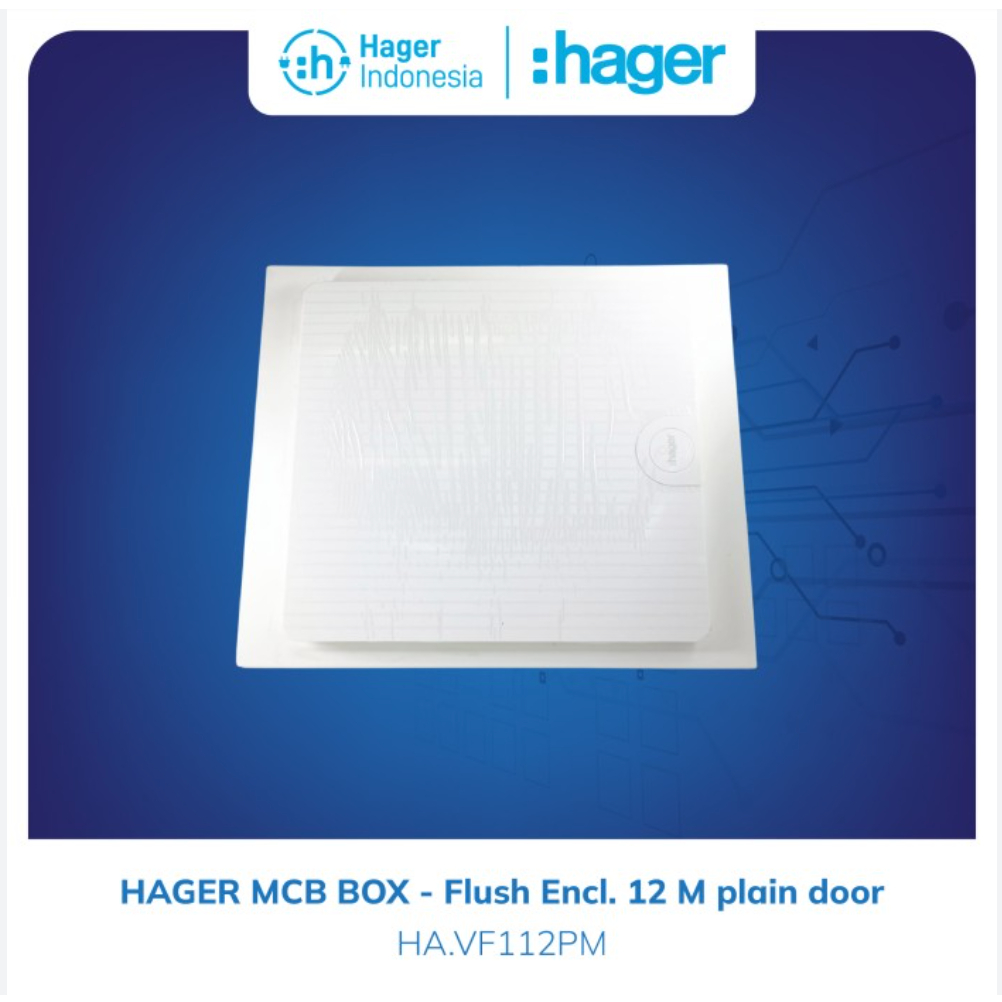 BOX MCB HAGER 12 GROUP INBOW OUTBOW VF112PM/VF112TM/VS-112PM/VS-112TM