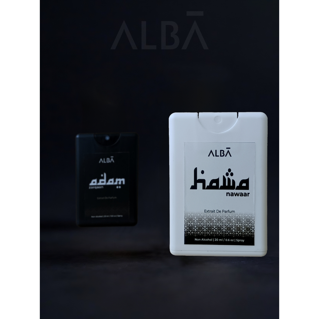 Paket 2 Pcs ALBA Parfum | Adam Zarqaan & Hawa Nawar 20 ml | Parfum Non Alcohol | Parfum Tahan Lama |