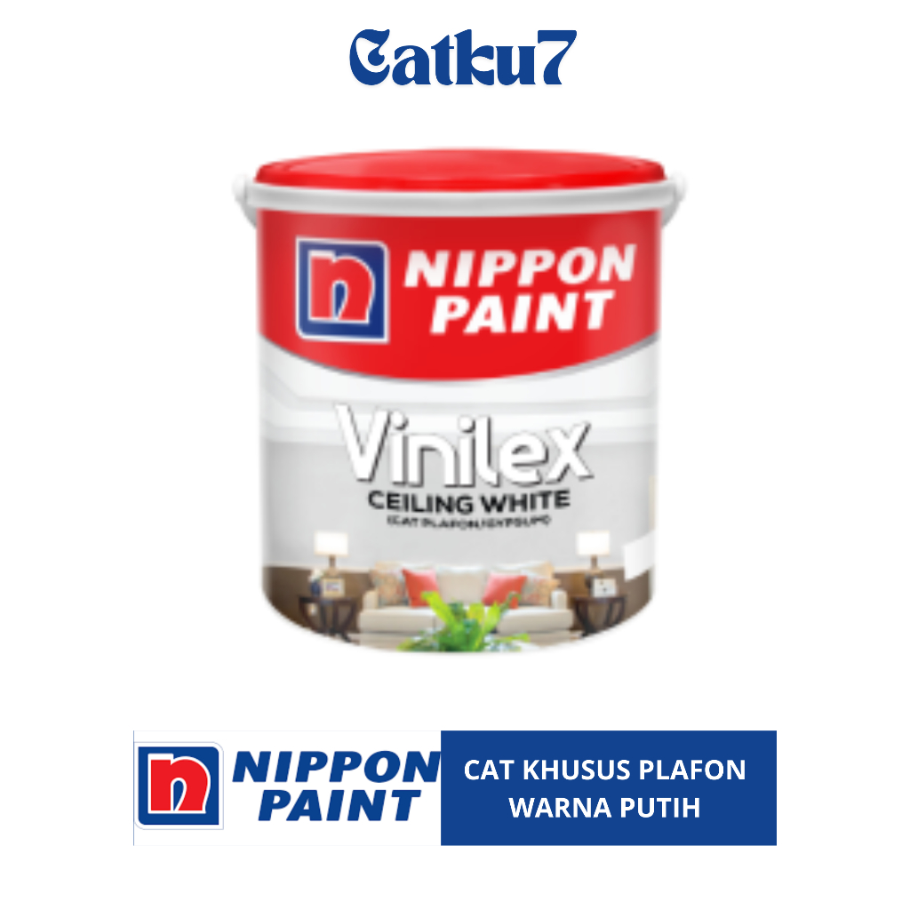 VINILEX CEILLING WHITE Cat Plafon Warna Putih Nippon Paint