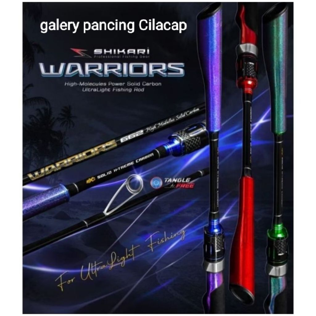 Joran spinning Shikari Warriors UL 662 & 702 joran Ultralight