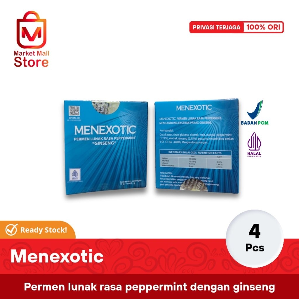 Permen MENSEXOTICS | MENEXOTIC CANDY | MENSE XOTIC | MENXOTIC | Permen Stamina Pria Kuat Tahan Lama