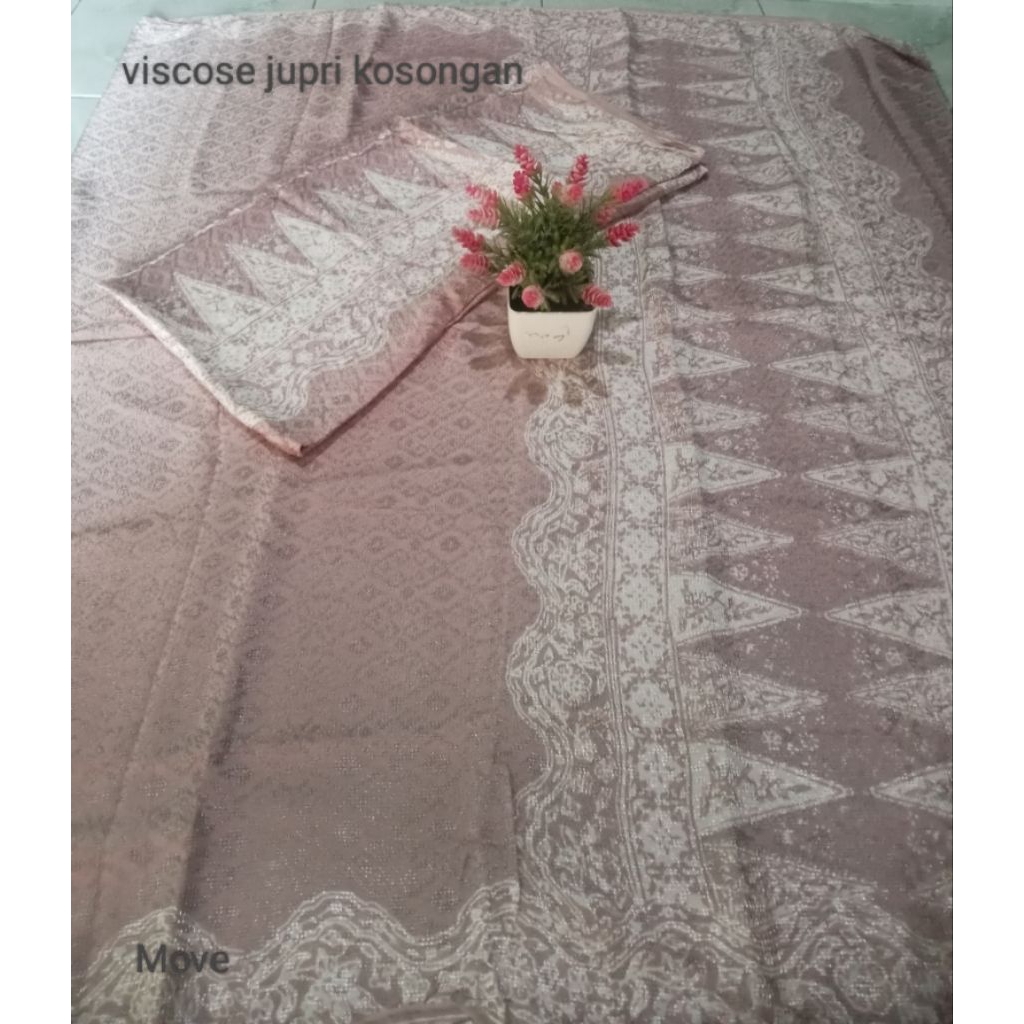 Kain Batik Setelan Viscose Jupri Kosongan Batik Alfiz khas cirebon