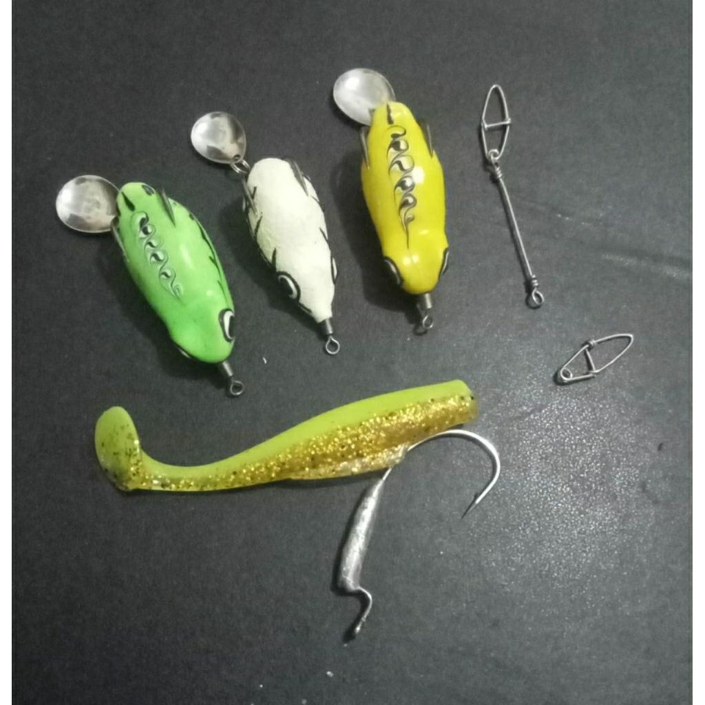 PAKET UMPAN CASTING GABUS DARI OMPONG LURE