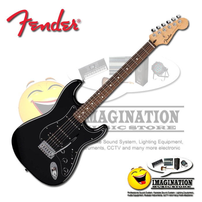Fender Standard Stratocaster HSS Electric Guitar - Black
